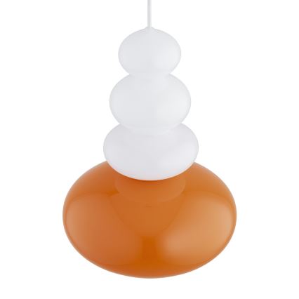 Argon 8822 - Luster na lanku DIEGO 1xGU10/5W/230V biela/oranžová
