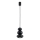 Argon 8827 - Luster na lanku ORLANDO 1xGU10/5W/230V čierna