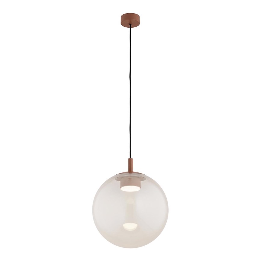 Argon 8829 - Luster na lanku SACRAMENTO 1xGX53/8W/230V číra/hnedá