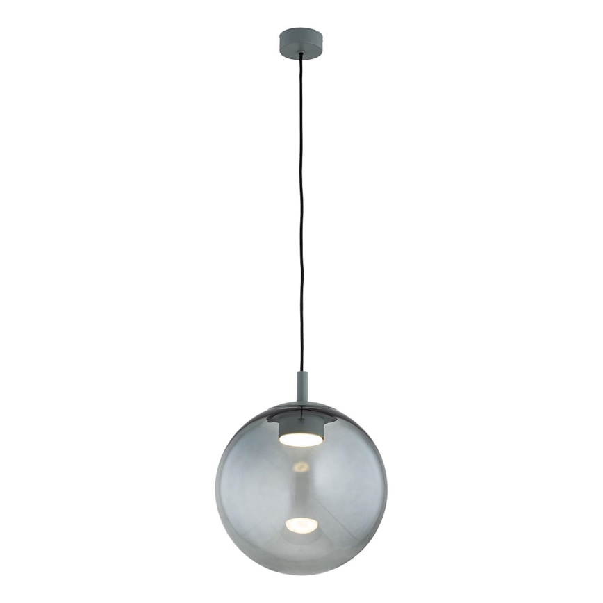 Argon 8830 - Luster na lanku SACRAMENTO 1xGX53/8W/230V zelená/dymová