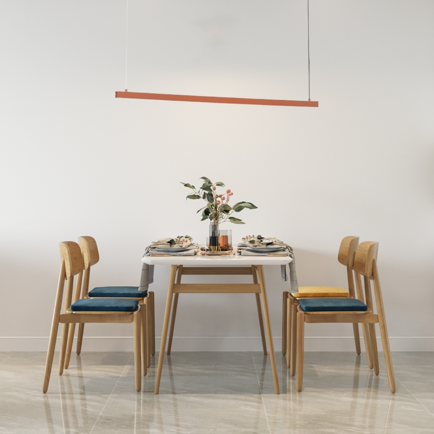 Argon 8834 - LED Luster na lanku MIAMI LED/37W/230V 3000K hnedá