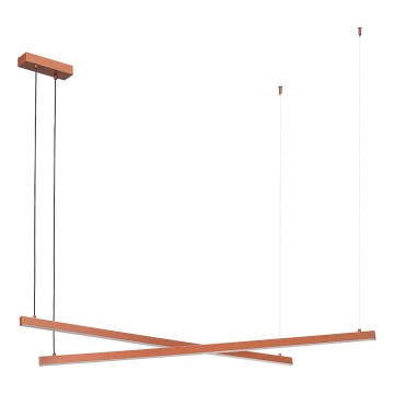 Argon 8837 - LED Luster na lanku MIAMI LED/74W/230V 3000K hnedá
