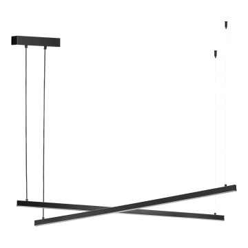 Argon 8838 - LED Luster na lanku MIAMI LED/74W/230V 3000K čierna