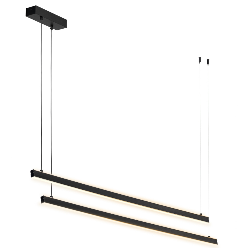 Argon 8838 - LED Luster na lanku MIAMI LED/74W/230V 3000K čierna