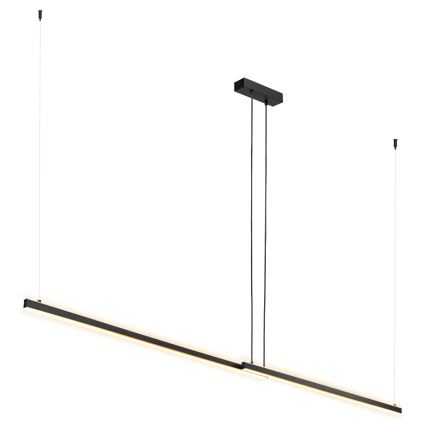 Argon 8838 - LED Luster na lanku MIAMI LED/74W/230V 3000K čierna