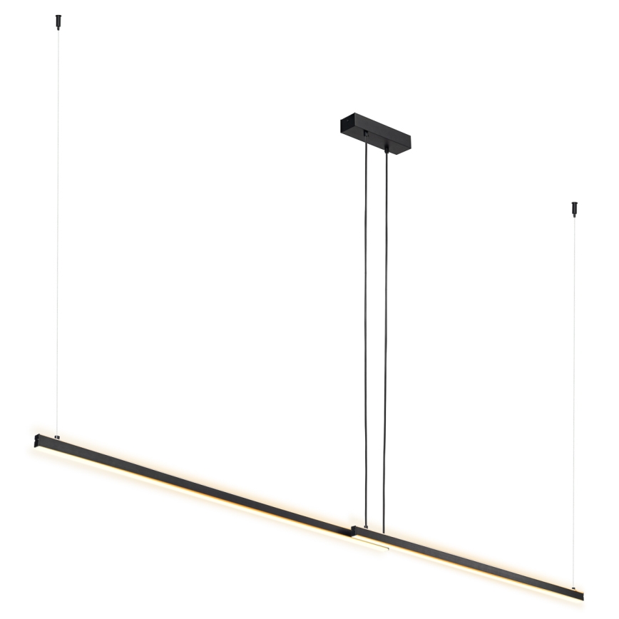 Argon 8838 - LED Luster na lanku MIAMI LED/74W/230V 3000K čierna