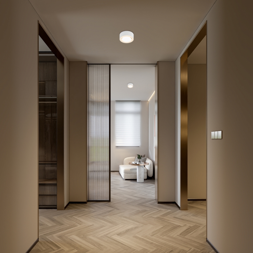 Argon 8915 - Stropné svietidlo ELORA 1xGX53/7W/230V pr. 11 cm biela