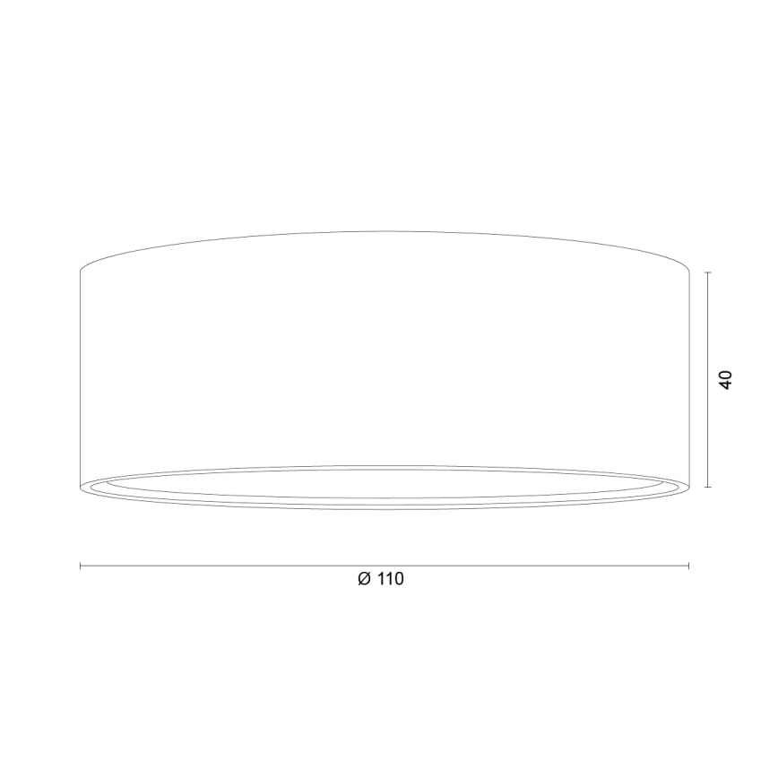 Argon 8916 - Stropné svietidlo ELORA 1xGX53/7W/230V priemer 11 cm terakotové
