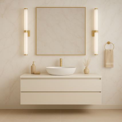 Argon 8926 - LED kúpeľňové osvetlenie k zrkadlu BATUMI LED/24W/230V 3000K IP44 zlatá