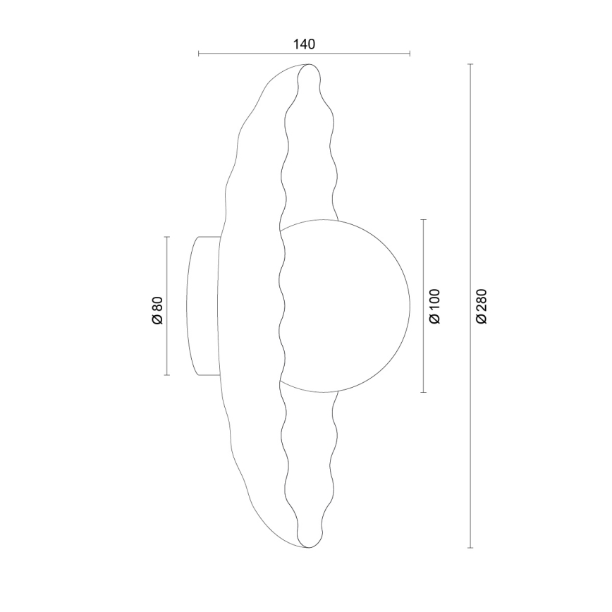 Argon 8934 - Nástenné svietidlo BOLL 1xG9/6W/230V biela