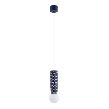Argon 8937 - Závesné svietidlo na lanku BOLL 1xG9/6W/230V modré