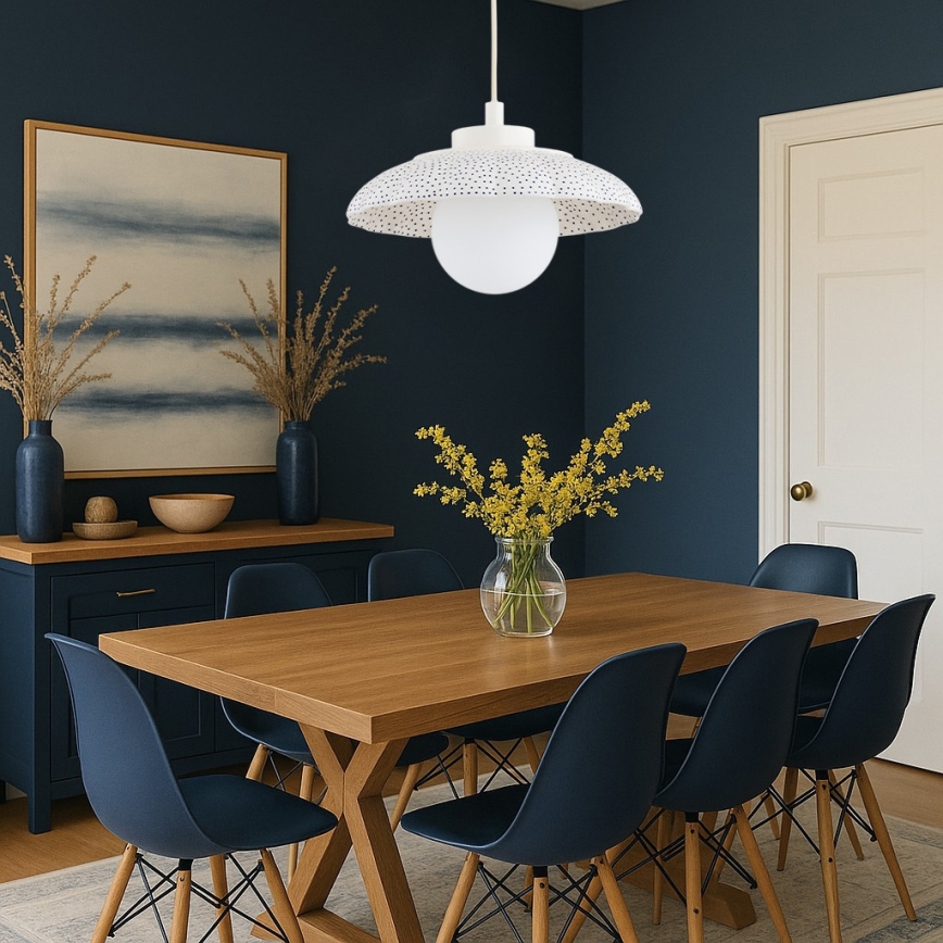 Argon 8947 - Závesné svietidlo na lankách BOLL 1xG9/6W/230V biela