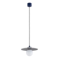 Argon 8950 - Luster na lanku BOLL 1xG9/6W/230V modrá