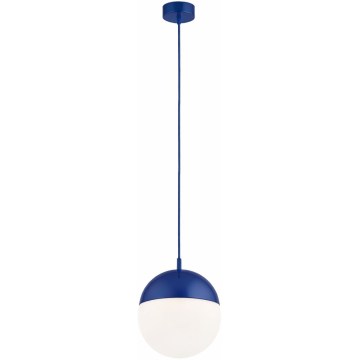 Argon 9000 - Vonkajšie závesné svietidlo na lanku LIV 1xE27/15W/230V IP44 modré
