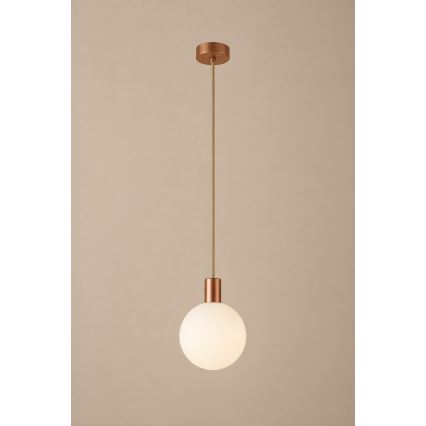 Argon 9006 - Vonkajší luster na lanku ORE 1xG9/6W/230V medený