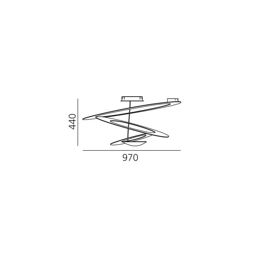 Artemide 1242010A - Stropné svietidlo PIRCE 1xR7s/11W/230V biela