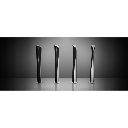 Artemide 1361010A - LED Stojacia lampa CADMO LED/44W/230V + 1xGU10/10W/230V čierna