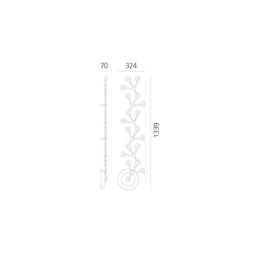 Artemide 1596050APP - LED Stmievateľné stropné svietidlo NET LED/45W/230V 3000K