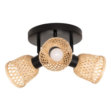 Atmosphera - Bodové svietidlo LIO 3xE14/25W/230V bambus