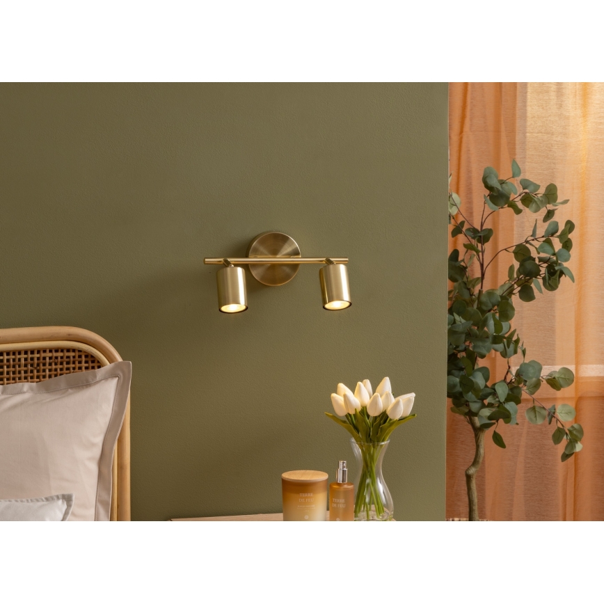 Atmosphera - Bodové svietidlo VICO 2xGU10/25W/230V zlaté