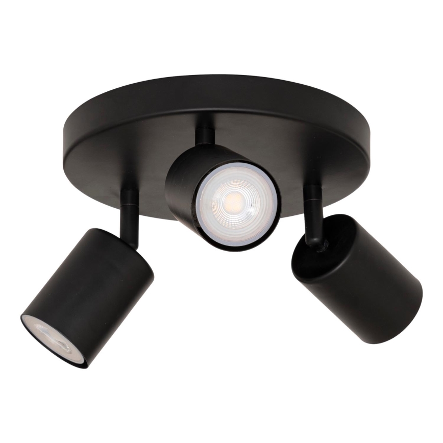 Atmosphera - Bodové svietidlo VICO 3xGU10/25W/230V čierne