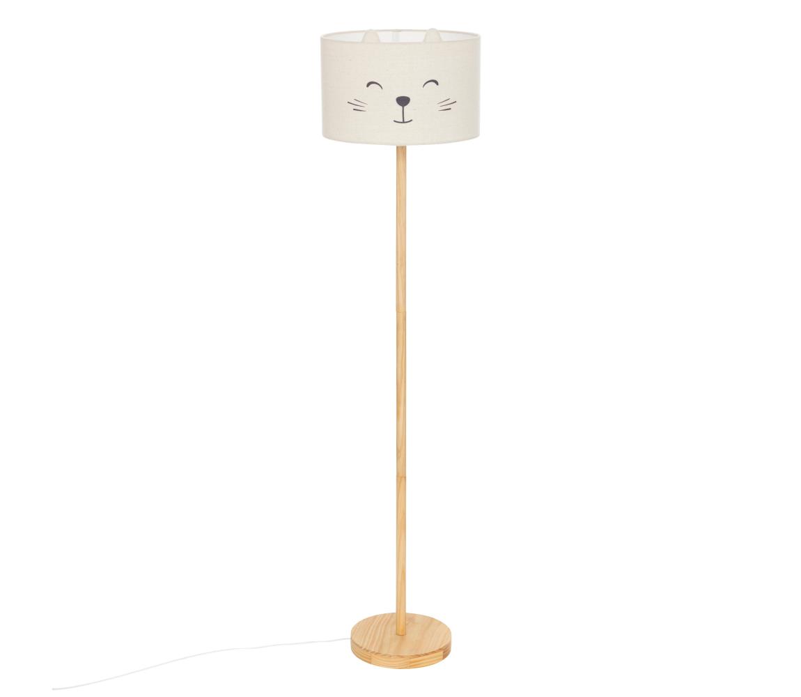 Atmosphera - Detská stojacia lampa FÉLIX 1xE27/40W/230V s motívom mačky 200509