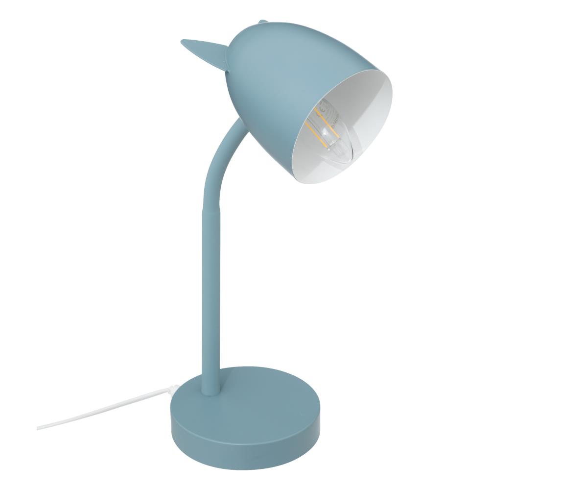 Atmosphera - Detská stolná lampa OREILLES 1xE14/40W/230V modrá 158756D