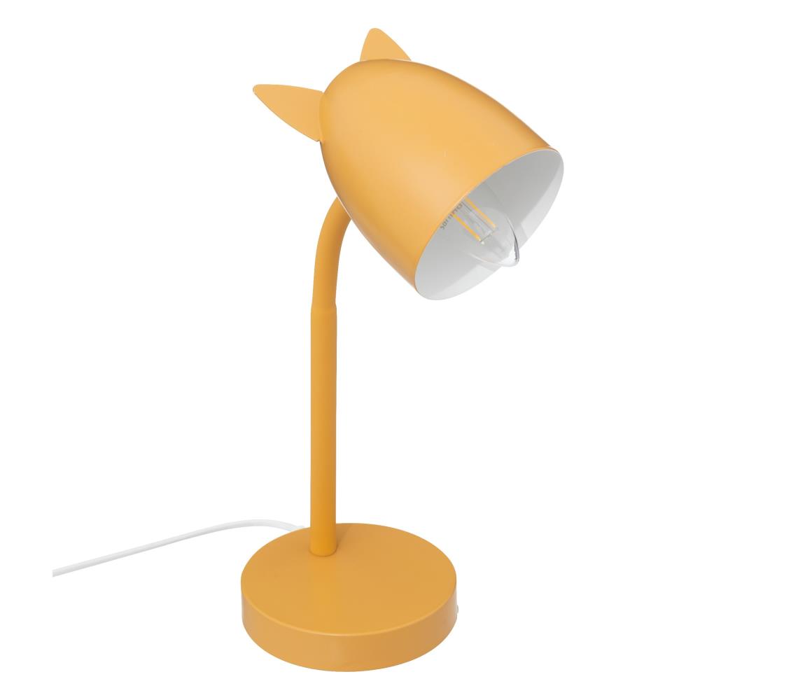 Atmosphera - Detská stolná lampa OREILLES 1xE14/40W/230V žltá 158756F
