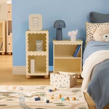 Atmosphera - Detská stolná lampa STARRY MUSHROOM 1xE14/25W/230V modrá