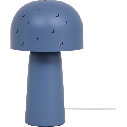 Atmosphera - Detská stolná lampa STARRY MUSHROOM 1xE14/25W/230V modrá