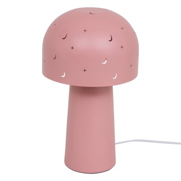Atmosphera - Detská stolná lampa STARRY MUSHROOM 1xE14/25W/230V ružová
