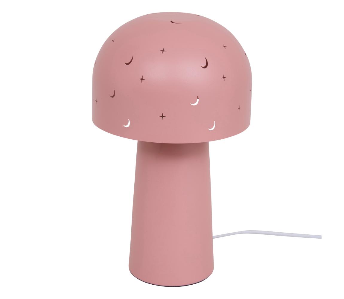 Atmosphera - Detská stolná lampa STARRY MUSHROOM 1xE14/25W/230V ružová 211060
