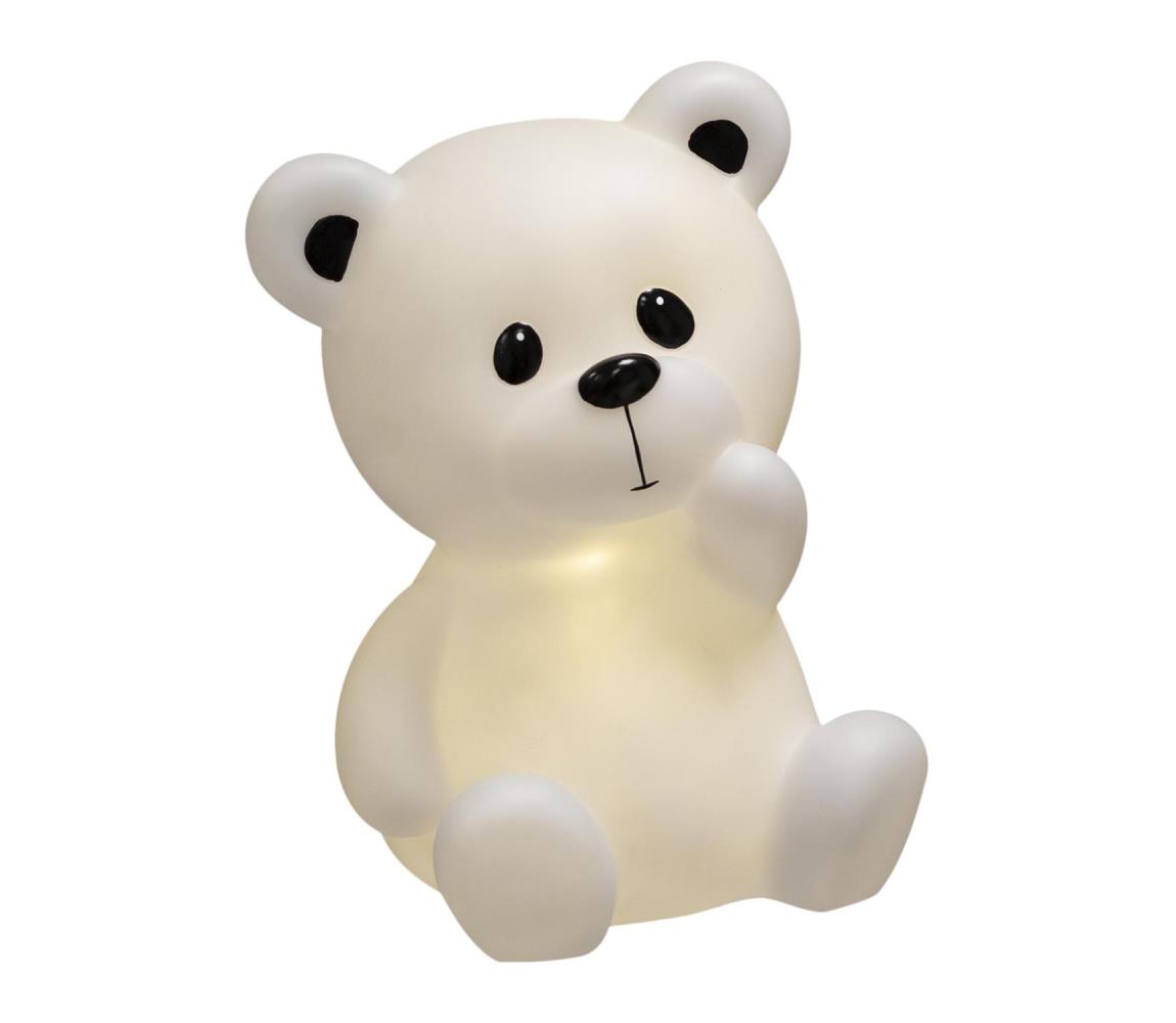 Atmosphera - LED Detské nočné svetlo TEDDY LED/3xAA biela 174000