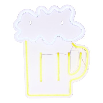 Atmosphera - LED neónová nástenná dekorácia BEER LED/5V