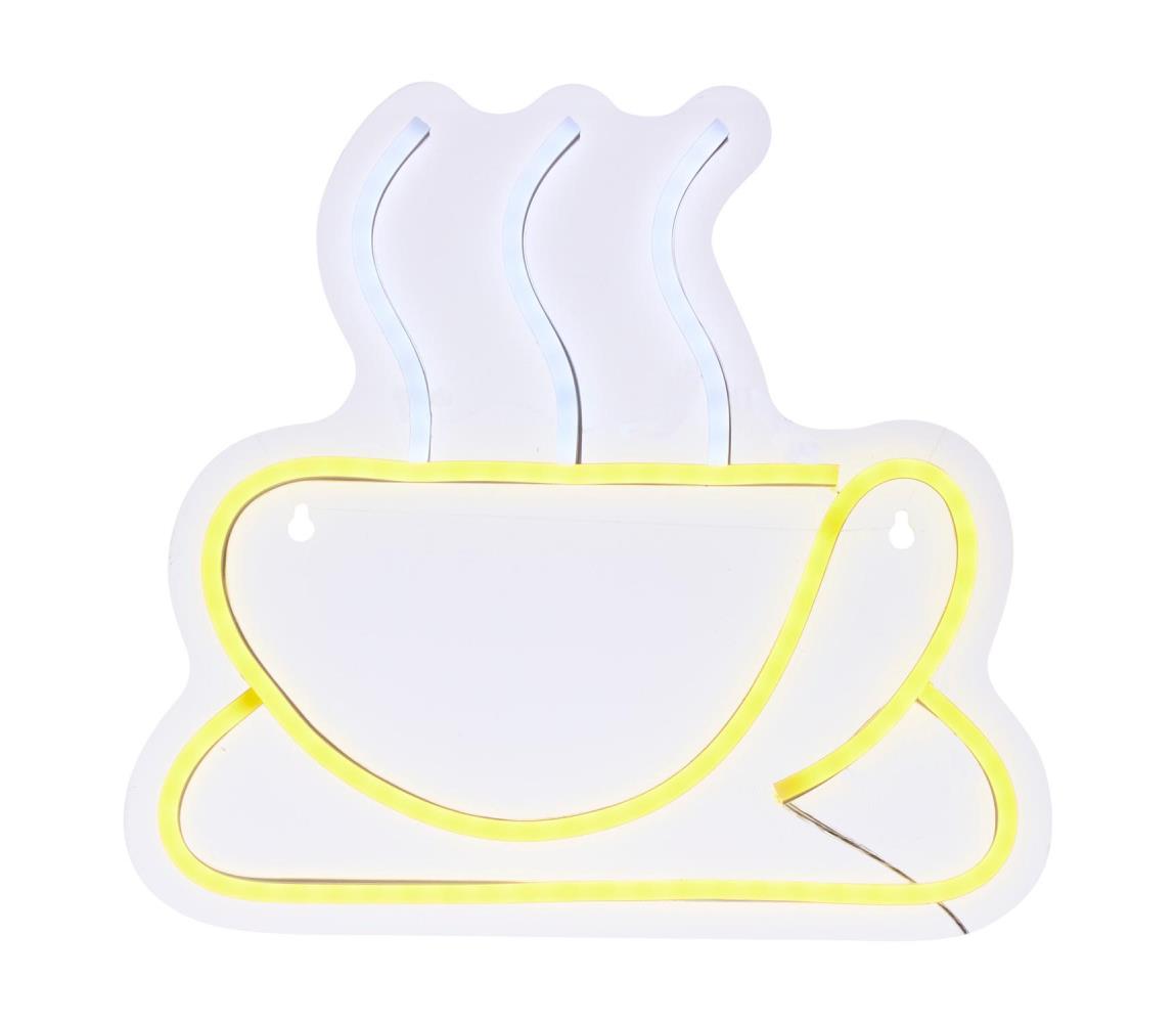 Atmosphera - LED neónová nástenná dekorácia CAFÉ LED/5V 213770