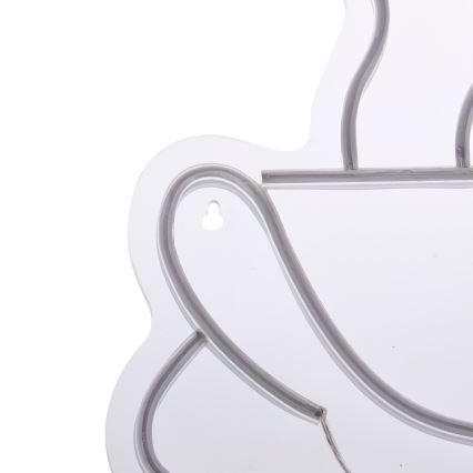 Atmosphera - LED neónová nástenná dekorácia CAFÉ LED/5V