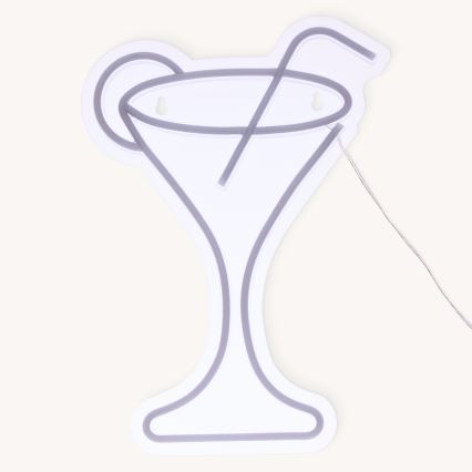 Atmosphera - LED neónová nástenná dekorácia COCTAIL LED/5V