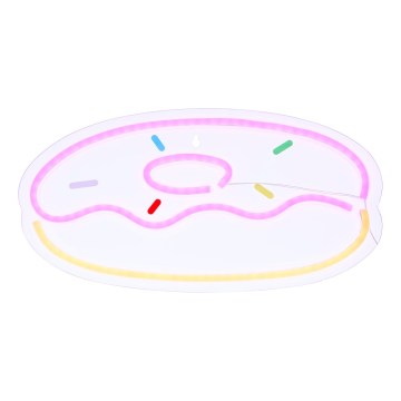 Atmosphera - LED neónová nástenná dekorácia DONUT LED/5V