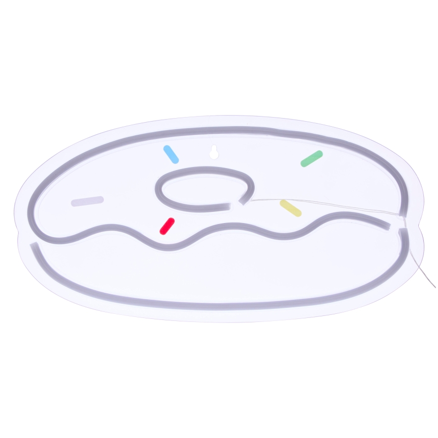 Atmosphera - LED neónová nástenná dekorácia DONUT LED/5V