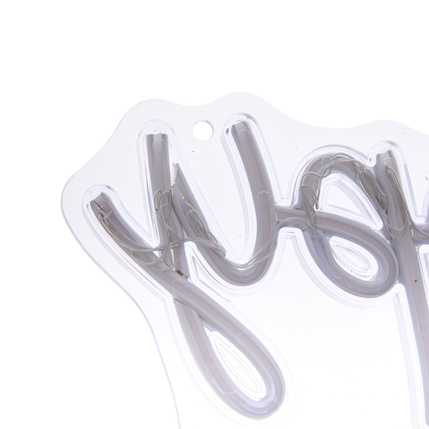 Atmosphera - LED neónová nástenná dekorácia HAPPY BIRTHDAY LED/5V