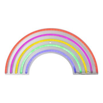 Atmosphera - LED neónová nástenná dekorácia RAINBOW LED/5V