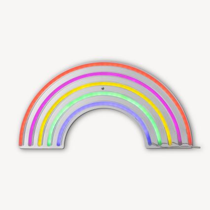 Atmosphera - LED neónová nástenná dekorácia RAINBOW LED/5V