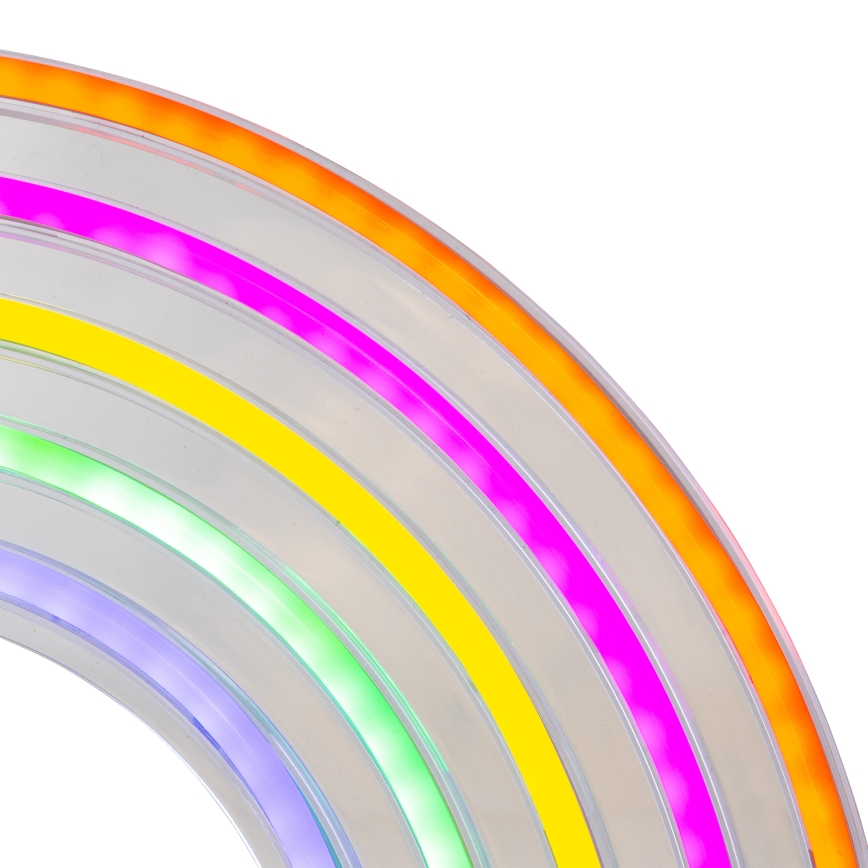 Atmosphera - LED neónová nástenná dekorácia RAINBOW LED/5V