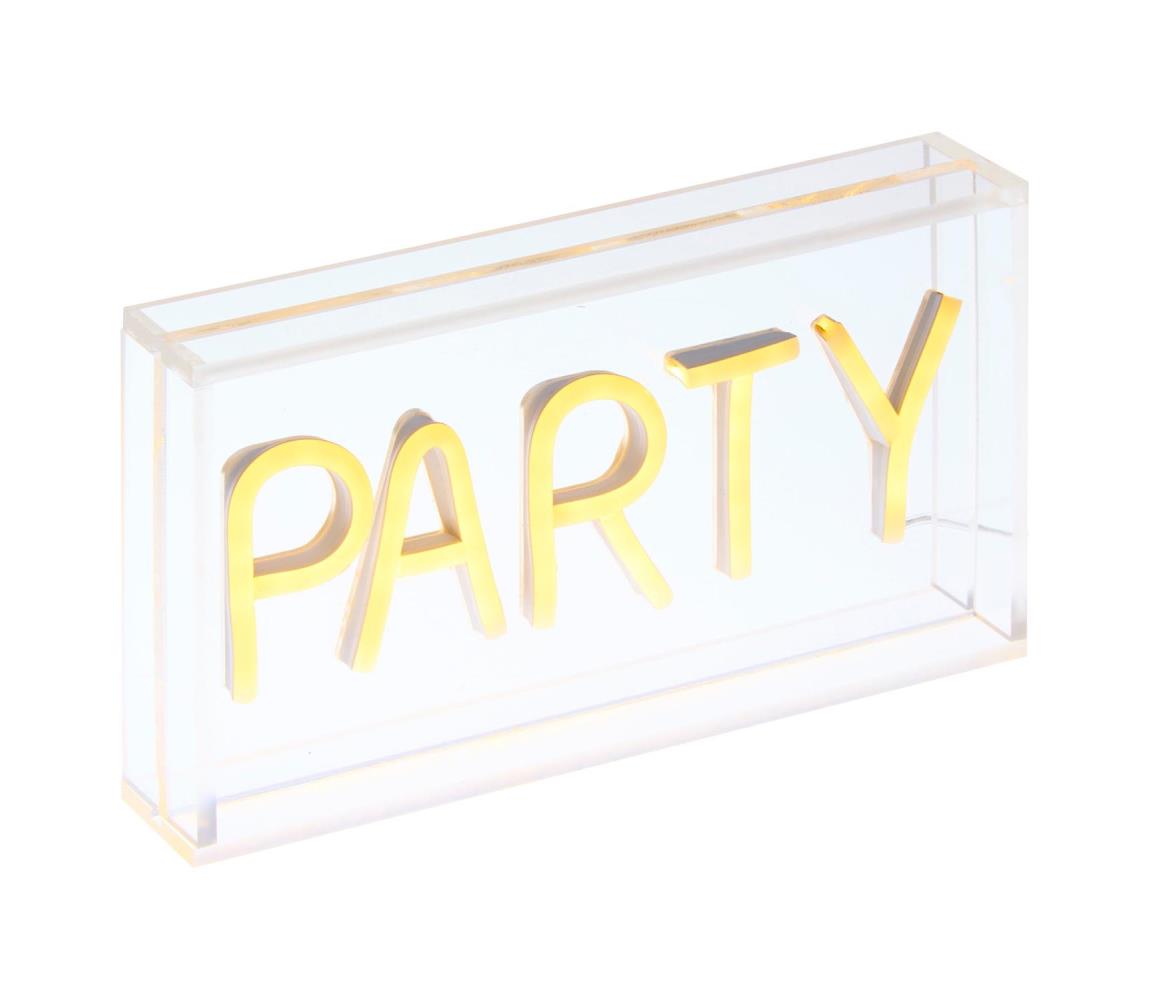 Atmosphera - LED neónová stolná dekorácia PARTY LED/5V 213769