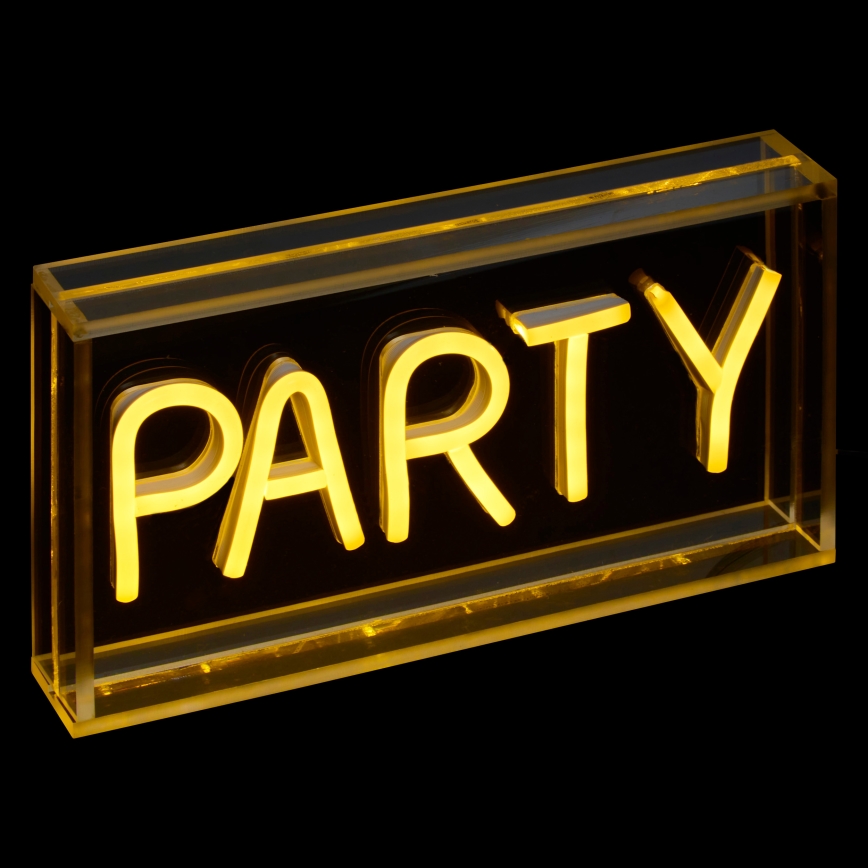 Atmosphera - LED neónová stolná dekorácia PARTY LED/5V