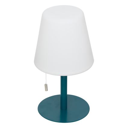 Atmosphera - LED RGBW Nabíjacia vonkajšia stolná lampa ZACK LED/3,7V 1200 mAh IP44 tyrkysová