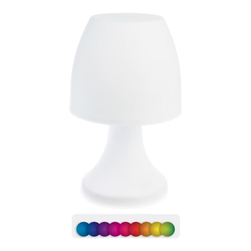 Atmosphera - LED RGB Vonkajšia stolová lampa DOKK LED/3xAAA 19,5 cm IP44