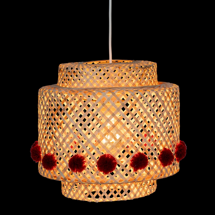 Atmosphera - Luster na lane LIBY 1xE27/25W/230V bambus