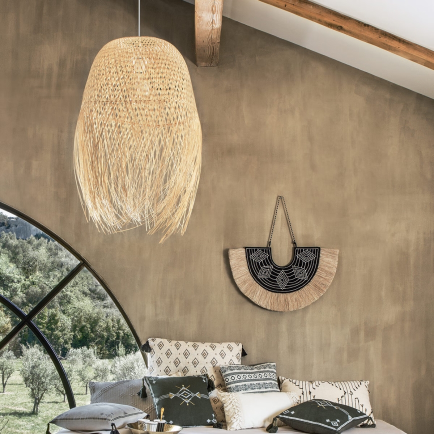 Atmosphera - Luster na lanku ELIS 1xE27/40W/230V bambus