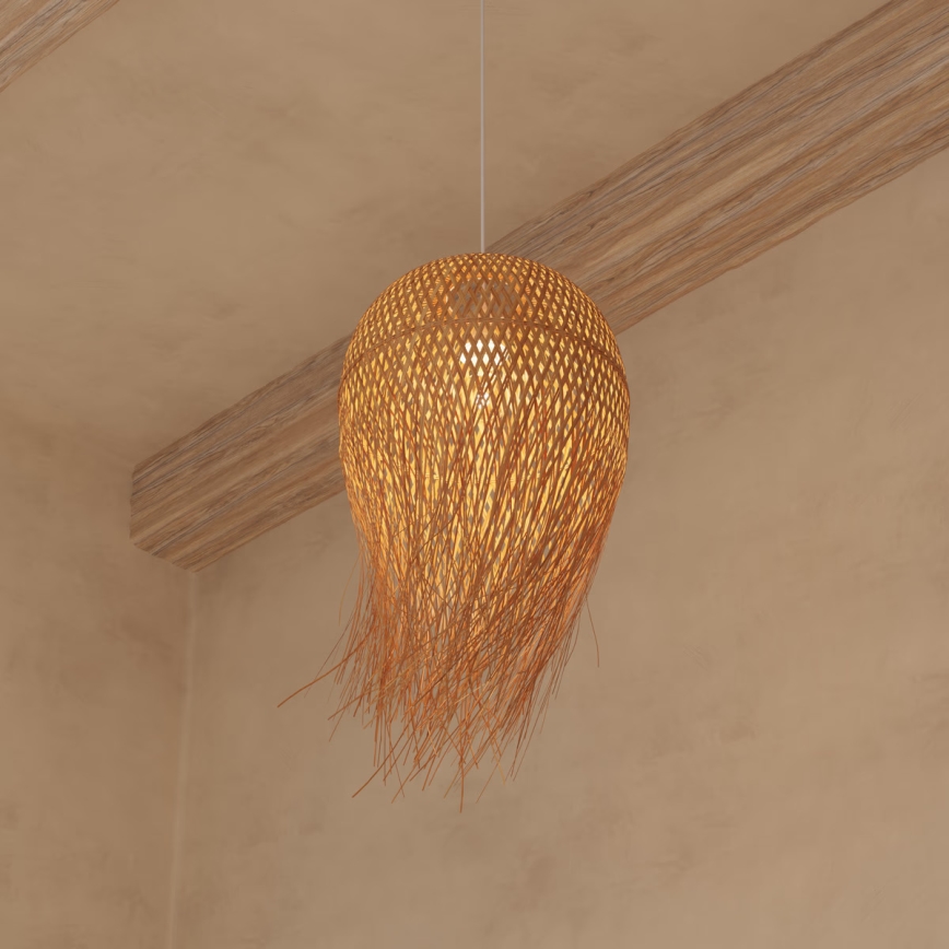 Atmosphera - Luster na lanku ELIS 1xE27/40W/230V bambus